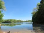 Lake Laurel seen from the trail